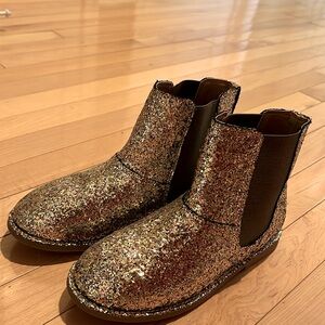 J.Crew Crewcuts Kids glitter boots size 5